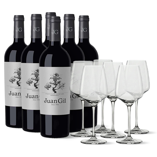 6 garrafas de Juan Gil...