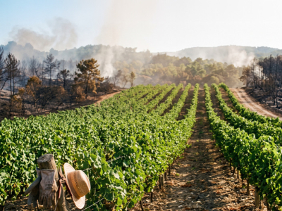 Vinhedos que extinguem incêndios